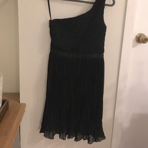 Club Monaco black one shoulder dress